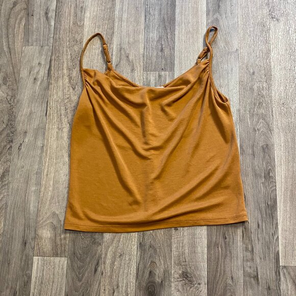 Heartloom Orange Tank Top Relaxed Neckline Size Small - Picture 1 of 7